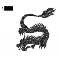 Dragon Tattoo Embroidery Design 07